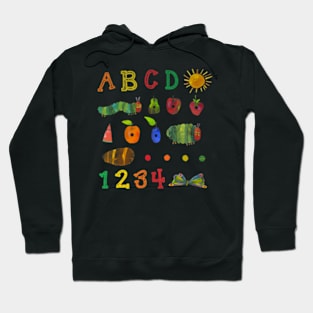 Cute  Caterpillar Transformation Back To School Hoodie